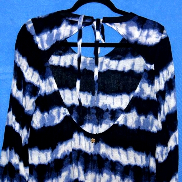 Billabong Tie Dye Stripe Mini Dress Large - Picture 6 of 7